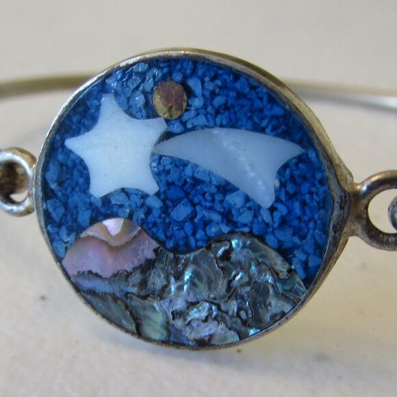 Alpaca Mexico Shooting Star/Mountain Bracelet - Picture 2 of 13